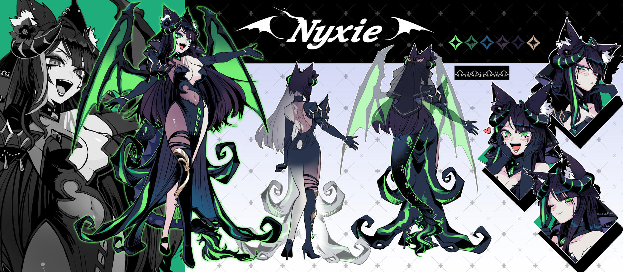 Nyxie 3.0 Ref sheet